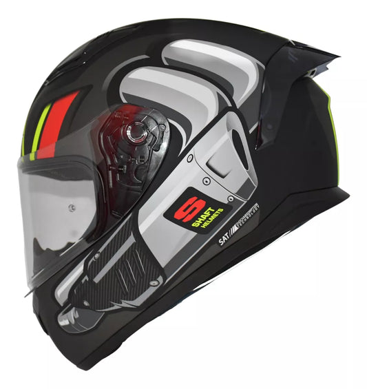 Casco Integral Shaft SH-582 SP Exhaust Rojo