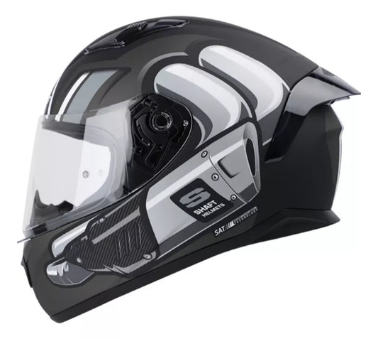 Casco Integral Shaft SH-582 SP Exhaust Gris