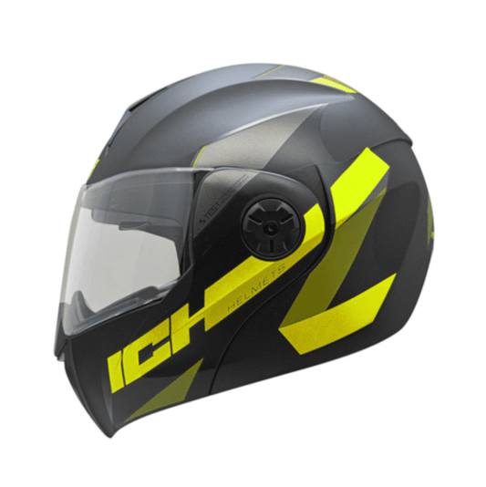 Casco Abatible Ich 3110 Folded Amarillo Gloss Certificación DOT Rider One